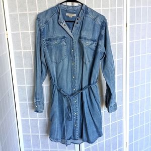 All Saints dress. Medium. Blue jeans color.